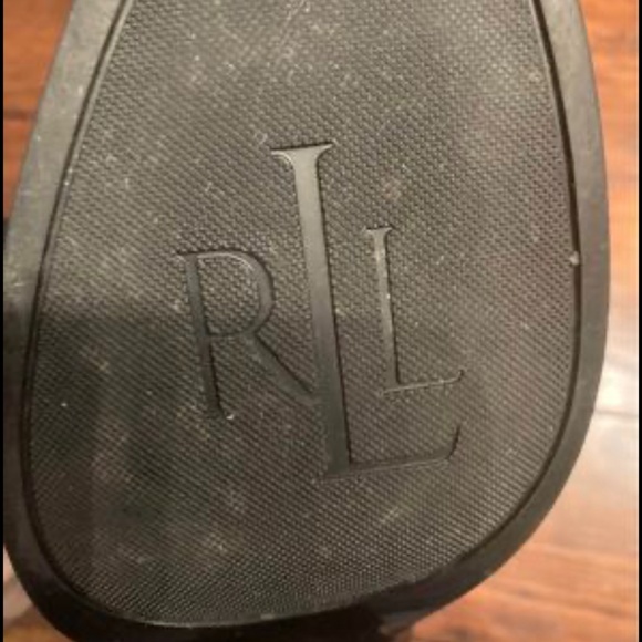 Ralph Lauren black leather boots - Picture 3 of 5